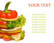Vegetables sandwich.