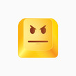 Vector smiley button