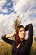 girl in a field