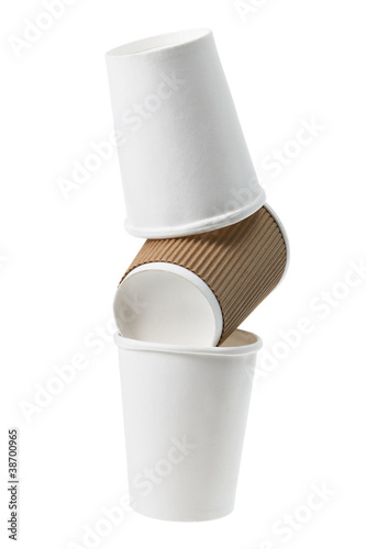 Photo: Stack of Paper Cups Stack of Paper Cups