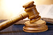 Gavel and book
