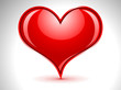 abstract glossy heart