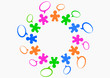 abstract people figure chatting abstract people figure chatting