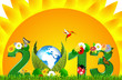 2013, the earth garden with sun 2013, the earth garden with sun