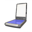 old scanner on white background