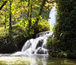 Waterfall at the Monasterio de Piedra Natural Park