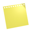 Notizzettel gelb