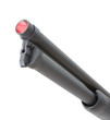 Red shotgun barrel