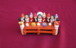 Puppet eating table