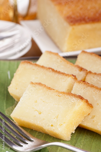 Photo: Baked Tapioca Pudding also known as Bingka Ubi Kayu Baked Tapioca Pudding also known as Bingka Ubi Kayu