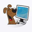Logo Chien Ordinateur