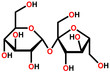 Sucrose structural formula