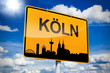 Ortseingangsschild mit Köln