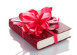 Red book for gift isolated on white Red book for gift isolated on white