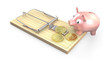 Piggy bank and mouse trap Piggy bank and mouse trap