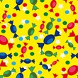 abstract pattern with sweets. illustration.