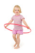 Child with hula hoop
