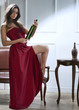 beauty brunette woman