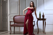 beauty brunette woman