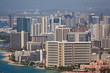 Downtown Waikiki seen from Diamond Head
