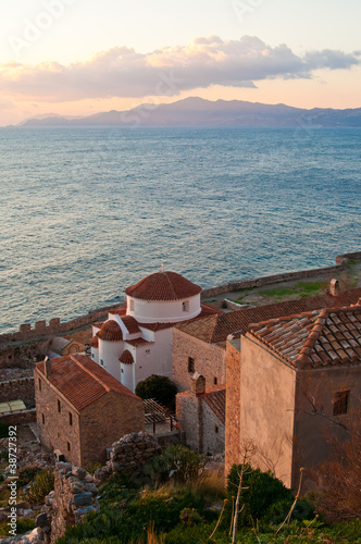 Photo: Morning in Monemvasia Morning in Monemvasia