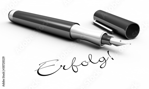 Illustration: Erfolg! - Stift Konzept Erfolg! - Stift Konzept