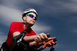 Foto: Triathlet auf dem Fahrrad Triathlet auf dem Fahrrad