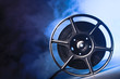 movie spool with film