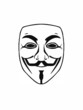 Anonymous Guy Fawkes Maske Vector - symbol acta
