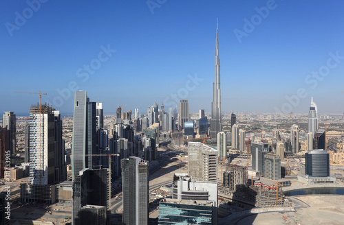 Photo: Dubai Downtown view, United Arab Emirates Dubai Downtown view, United Arab Emirates