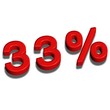 3d font 33%