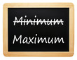 Minimum - Maximum Minimum - Maximum