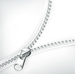 Zipper, white