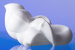 White shaving foam