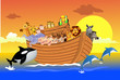 Vector: Noah ark Noah ark
