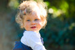 sweet little girl in back light sweet little girl in back light