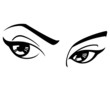 Sexy Vector Female Eyes