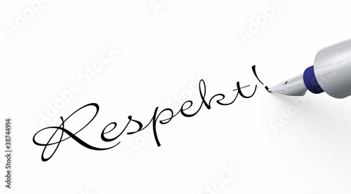 Illustration: Respekt! - Stift Konzept Respekt! - Stift Konzept