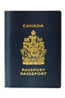 Brand new Canadian Passport, isolated