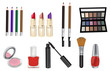 Make up and cosmetics illustration Make up and cosmetics illustration