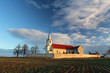 Nice Catholic Church in eastern Europe - village Pac. Nice Catholic Church in eastern Europe - village Pac.