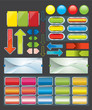 web pages templates and buttons