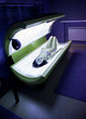 Girl is in a solarium Girl is in a solarium