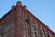 Old derelict victorian tobacco warehouse in Liverpool UK, Grade