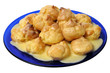 Profiteroles - delicious dessert Profiteroles - delicious dessert