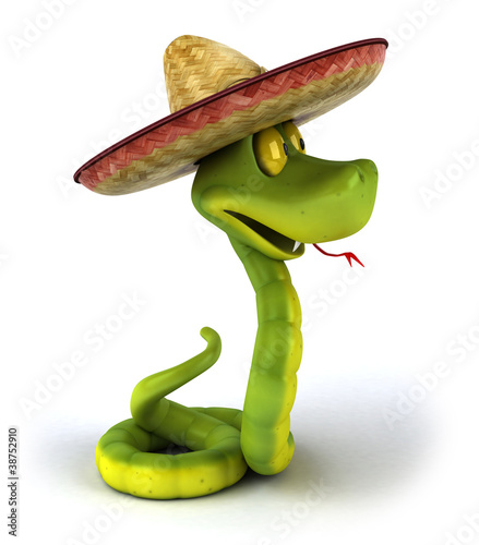 Illustration: Serpent mexicain Serpent mexicain