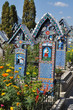 Romania. Cimitero allegro di Sapinta. Romania. Cimitero allegro di Sapinta.