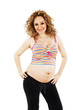 Photo: Portrait of happy beautiful pregnant woman Portrait of happy beautiful pregnant woman