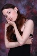 sad young woman, emotions