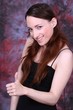 happy attractive young woman